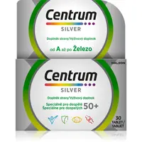 Centrum Multivitamín A-Z Silver 50+ tablety s multivitamínovým komplexem 30 tbl