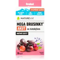 NatureVia Mega Brusinky Akut kapsle pro zdravé močové cesty 15 cps