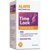 Alavis Max Genetics TimeLock NMN kapsle pro udržení energie a kognitivní výkonnosti 60 cps