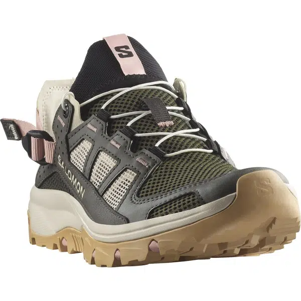 Salomon Techamphibian 5 EU 38, Peat/Rainy Day/Hyma Pink Dámské boty