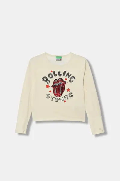 Dětské tričko s dlouhým rukávem United Colors of Benetton