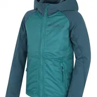 Husky Any K 140, turquoise Dětská mikina s kapucí