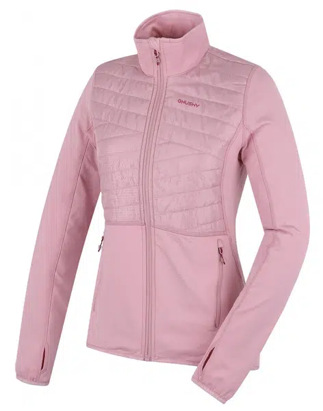 Husky Airy L XS, faded pink Dámská mikina na zip