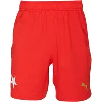 Puma SKS SHORTS PROMO Pánske futbalové šortky, červená, veľkosť