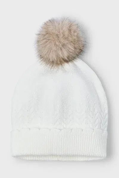 Dětská čepice Mayoral béžová barva, 10075