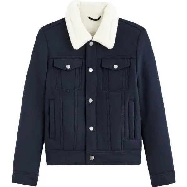 CELIO FUELISA Pánska bunda, tmavo modrá, veľkosť