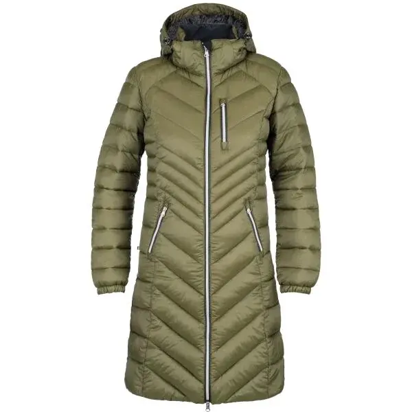 CERVA SURE SYLVIA LADY Dámsky kabát, khaki, veľkosť