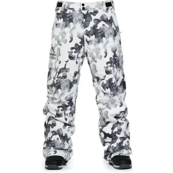 Horsefeathers ROWEN Pánské snowboardové kalhoty, bílá, velikost