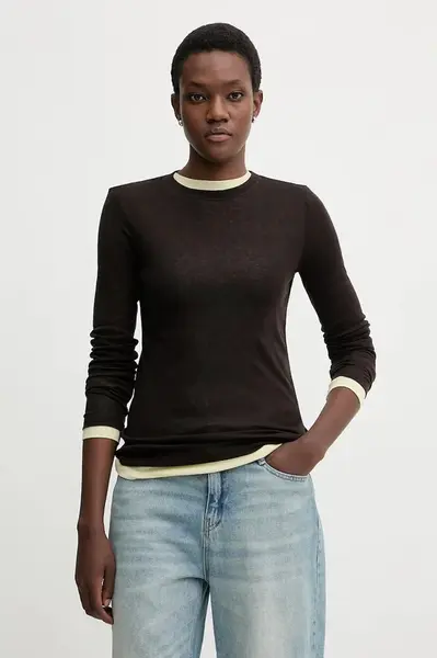 Tričko s dlouhým rukávem s přídavkem vlny Miss Sixty 2-pack