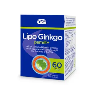 GS Lipo Ginkgo paměť+ 60mg 60 kapslí