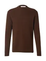 SELECTED Sveter 'SLHDANE'  tmavohnedá