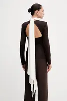 Halenka Rotate dámská, hnědá barva, hladká, 1149673065