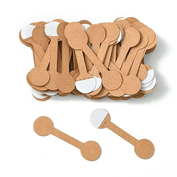 Paper Fold Over Blank Sticky Price Tags