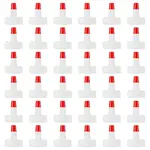 Plastic Bottle Spout Cap with Red Sealer Tip