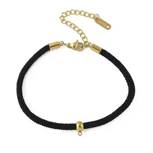 Round Polyester Twisted Cord Bracelet Makings