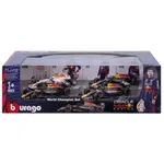 Bburago 1:43 RACE Formula F1 4PAC - Red Bull Racing RB20(2024) #1 M.Verstappen #11 S.Perez