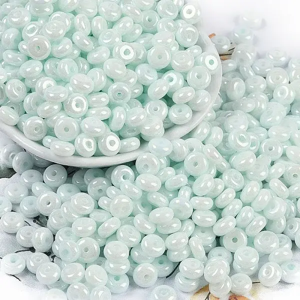 Opaque Colours Luster Glass Seed Beads
