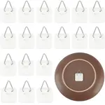 20Pcs Invisible Adhesive Plate Hanger