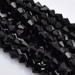 Faceted Bicone Glass Beads Strands