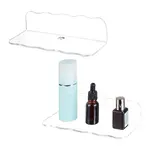 Clear Acrylic Wall Corner Storage Rack