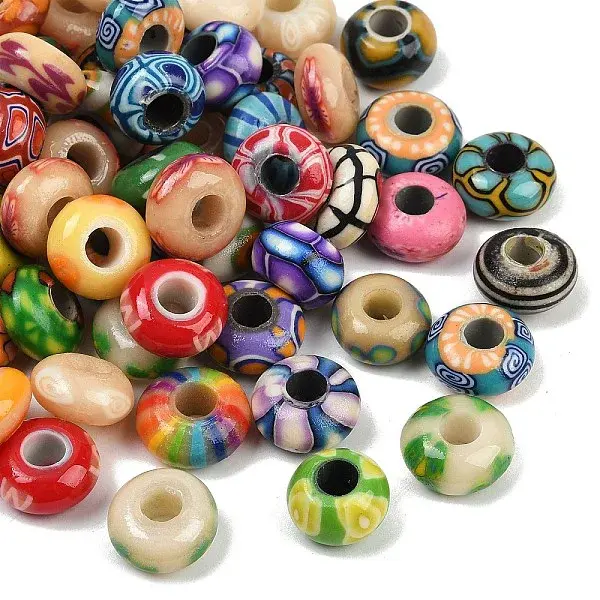 Handmade Polymer Clay European Beads