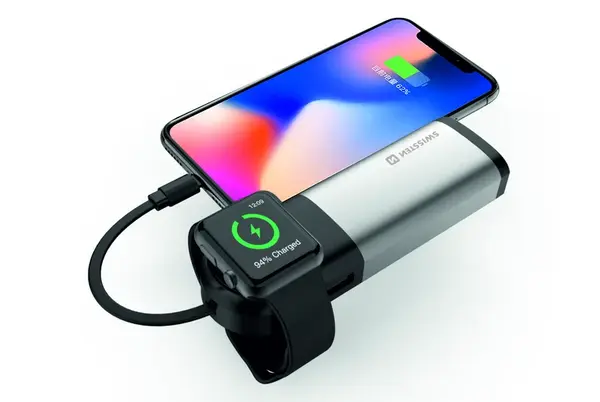 Swissten Powerbank 2in1 Apple Watch MFI 6700 mAh