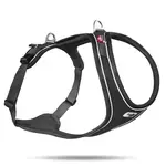 Curli Postroj pro psy Belka Comfort Black S, 18-25 kg
