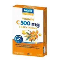 Revital Vitamin C 500 mg s rakytníkem 30 kapslí