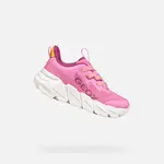 Růžové dívčí tenisky Geox Flexyper Fast - Holky