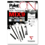 Blok Clairefontaine Paint'ON Mix9 - A4, 27 listů, 250 g