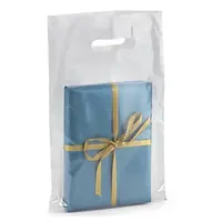 200 x Igelitová taška s úchyty, 250x380mm, bez skladu, průhledná | RAJA®