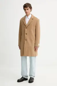 Kabát s příměsí vlny Calvin Klein