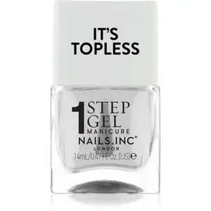 Nails Inc. It’s Topless gelový lak na nehty pro dlouhotrvající efekt odstín Mia 14 ml