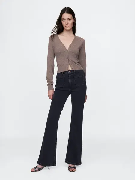 GAP Jeans High Rise '70s Flare - Ladies