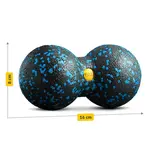 4FIZJO Dvojitá loptička masážna 8x16cm