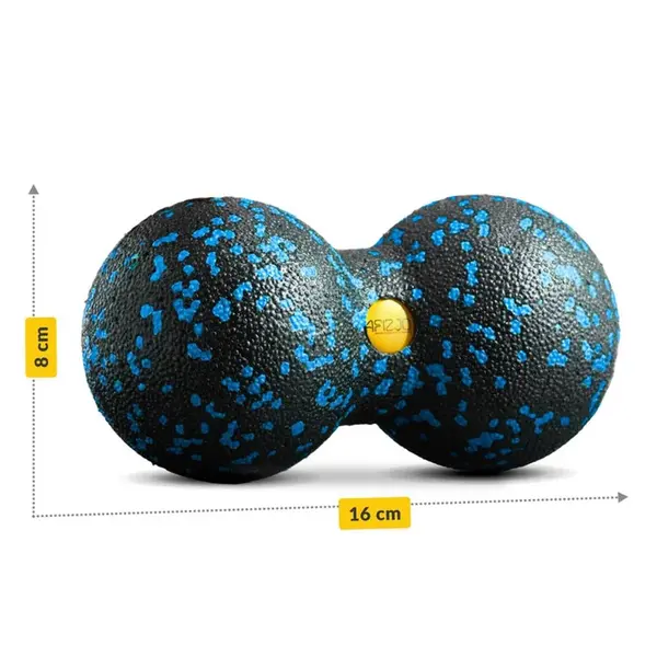 4FIZJO Dvojitá loptička masážna 8x16cm