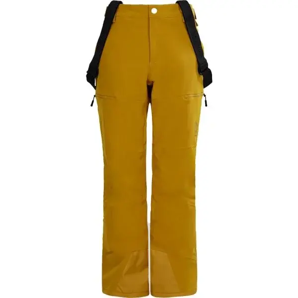 FUNDANGO TEAK Pánské lyžařské kalhoty, žlutá, velikost