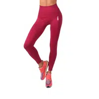 Dámské legíny Boco Wear Burgund Plain Push Up růžová XS/S