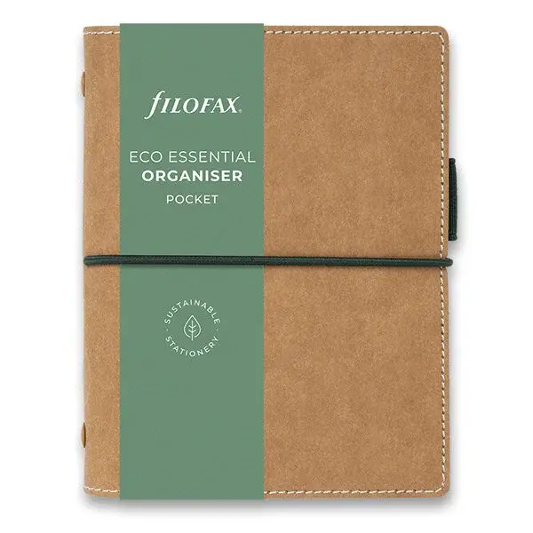 Kapesní diář Filofax Eco Essential - golden oak