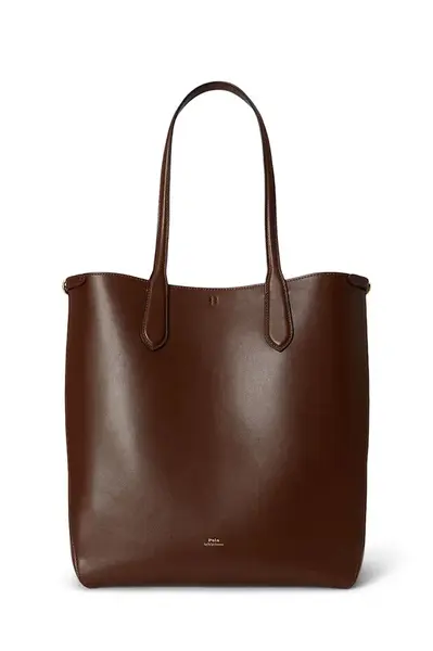 Kožená kabelka Polo Ralph Lauren černá barva, 428962757