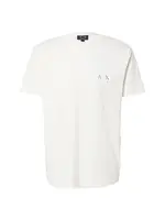ARMANI EXCHANGE Tričko  strieborná / šedobiela