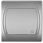 L 7LWP-4 spínač zvončeka strieborný