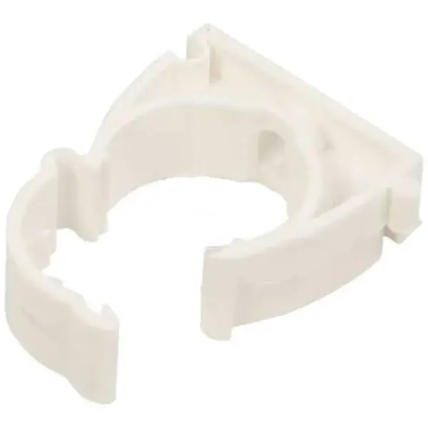 Príchytka rúrky uzatvárateľná fi16 biela