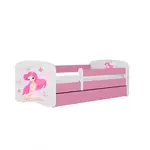 Dětská postel Babydreams+M růžová 80x180 Víla 1