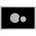 Tlačidlo SG 706 čierne sklo/matný chróm 16.721.93