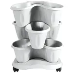 Kvetináč Trifoglio biely