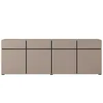 Komoda Cross 4D4S congo/černá