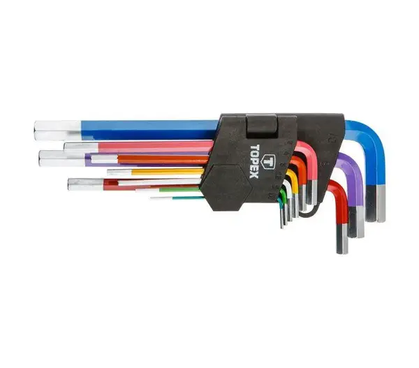 TOPEX Šesťhranné kľúče 9 ks 35D966