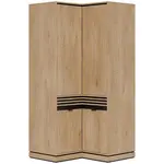 Rohová skříň Ferro FE13 dub crem torro