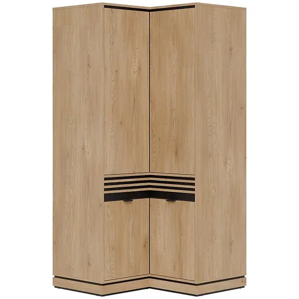 Rohová skříň Ferro FE13 dub crem torro